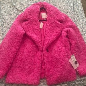 Avec Les Filles Faux Fur Coat